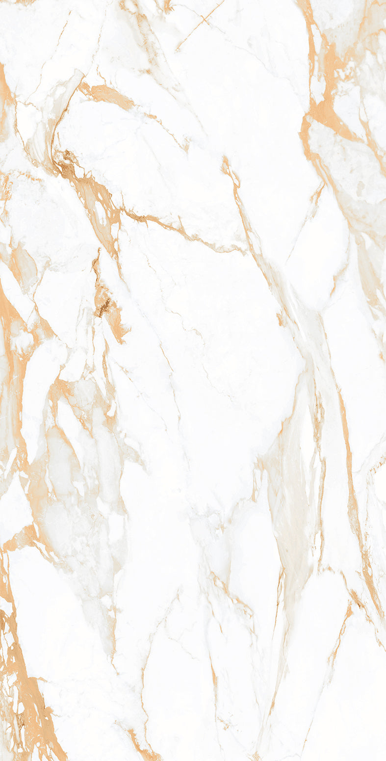 Elegant Gold Marble Porcelain Tiles - Sumptuous Bathroom Indulgence